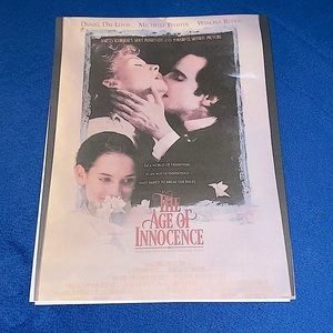 The Age of Innocence Movie Art Poster